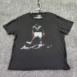 Ali Shirt Mens XL Black Muhammad Ali Knockout Boxing Graphic Tee Sports